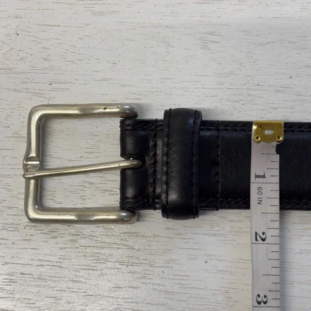 Allen Edmonds Wide Street Dress Belt - 1015600‎ - Black Leather - 44